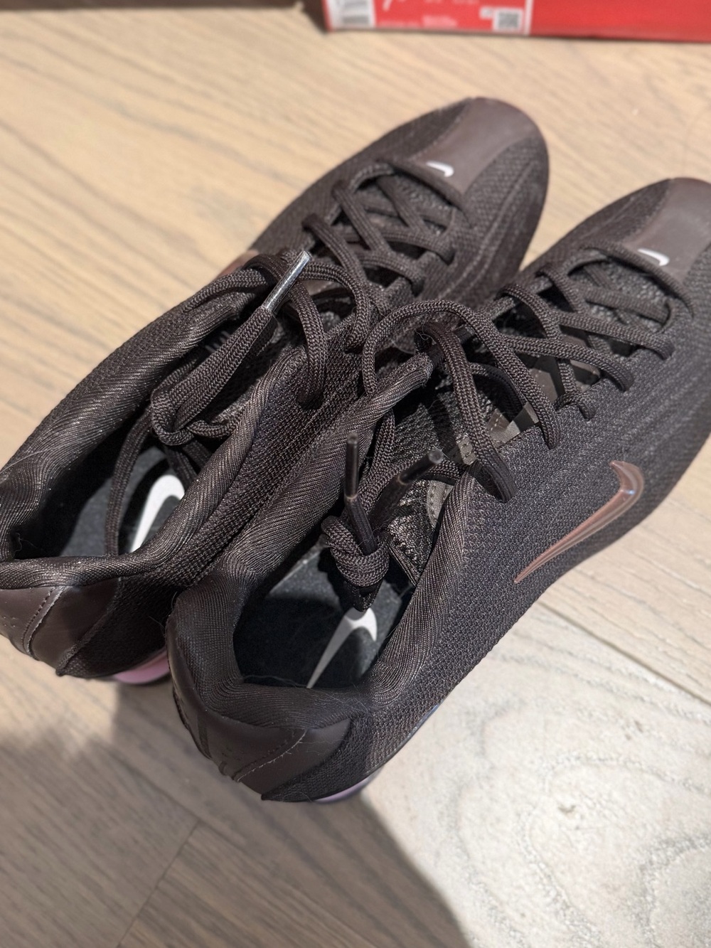 Nike Women's Shox Z Sneakers in Velvet Brown